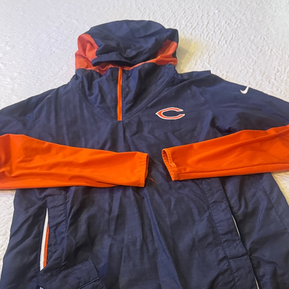 Nike Blue and Orange Hooded Jacket
